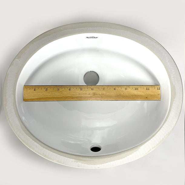 Nantucket 13" X 10" Undermount Ceramic Sink