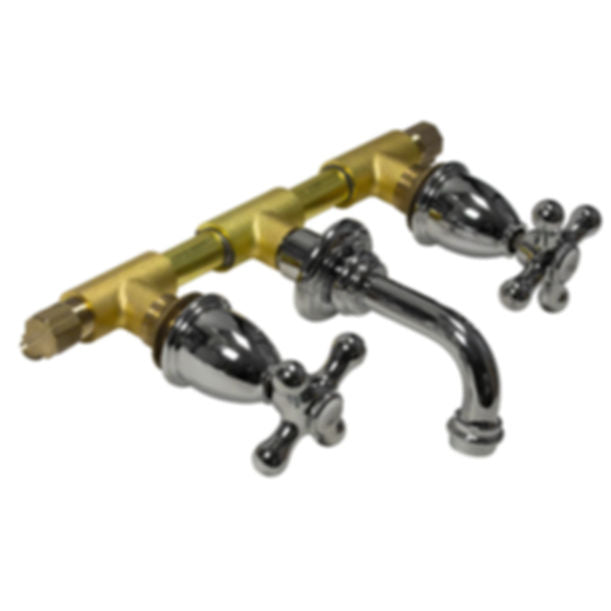 Victorian Collection Bathroom Faucet with Short Spout