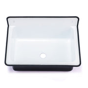 wallmount bucket sink without Overflow