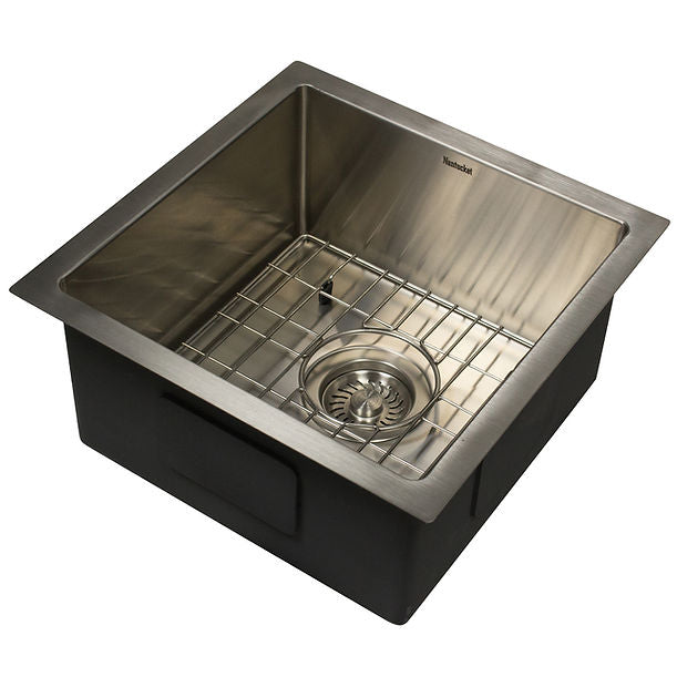Nantucket AW1515-16 - 15" All Weather Collection Square Undermount Small Radius Stainless Steel Bar/Prep Sink