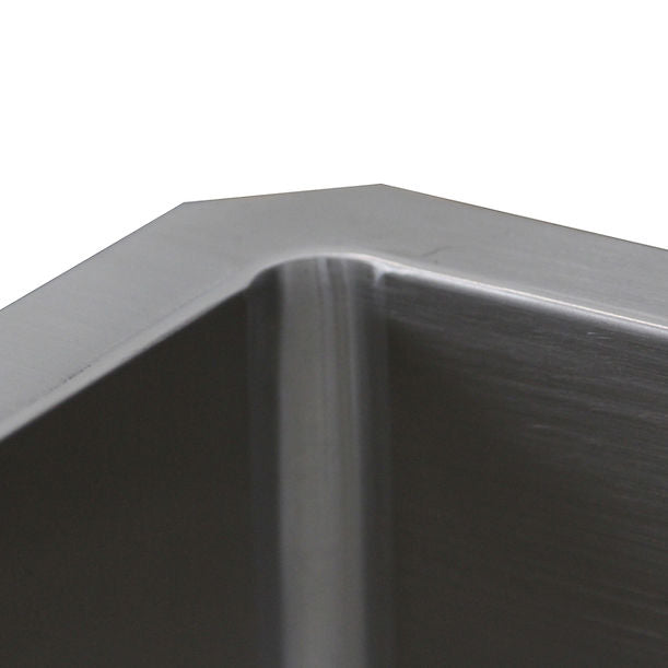 Nantucket Pro Series Large Rectangle Double Bowl Undermount Small Radius Corners Stainless Steel Kitchen Sink