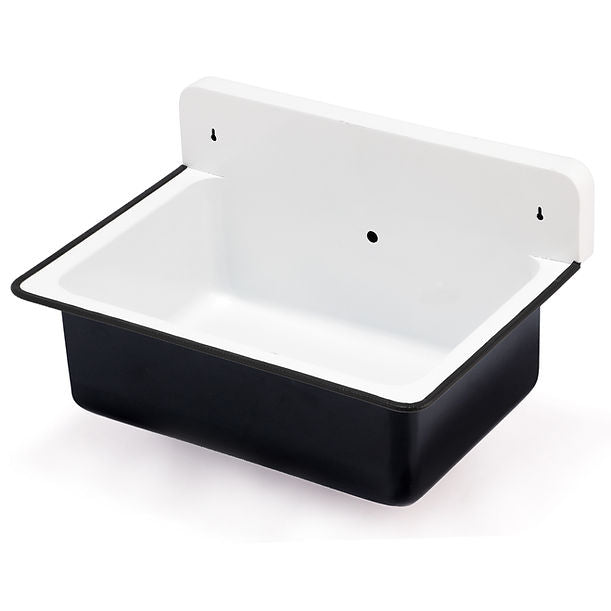 wallmount bucket sink Overflow