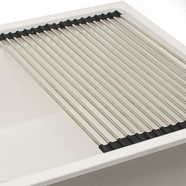 Nantucket 30" Dualmount Granite Composite Prep-Station with Side Set Drain