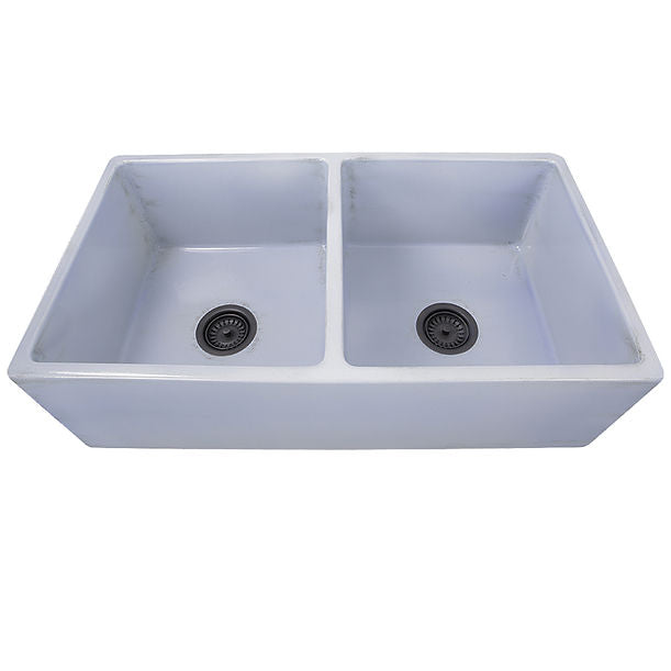 Nantucket Double Bowl Farmhouse Fireclay Sink