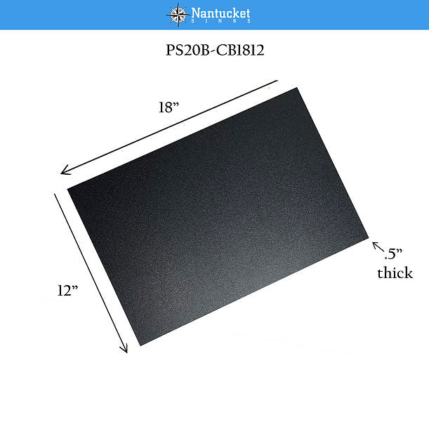 Nantucket - Black HDPE Cutting Boards Designed To Work With ZR/SR-PS-3220,SR/ZR-PS-3620, SR-PS-6020 Model Sinks