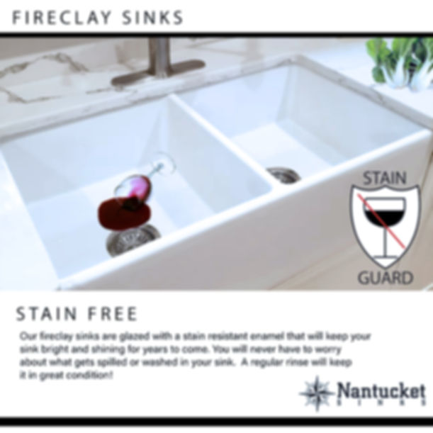 Nantucket 33" Double Bowl Farmhouse Fireclay Kitchen Sink