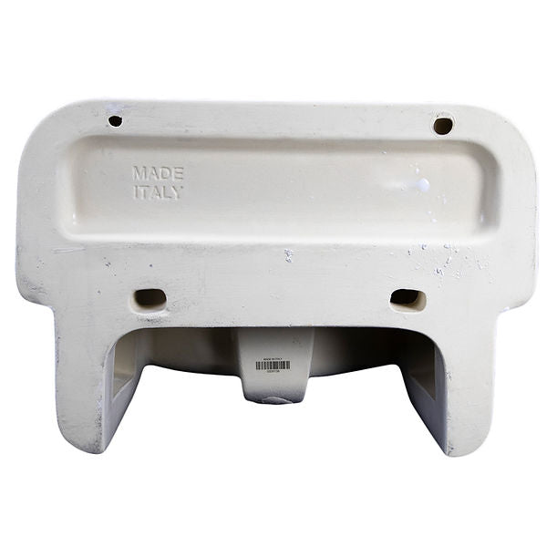 Nantucket Fireclay 30s Style Sink in all White with rounded front