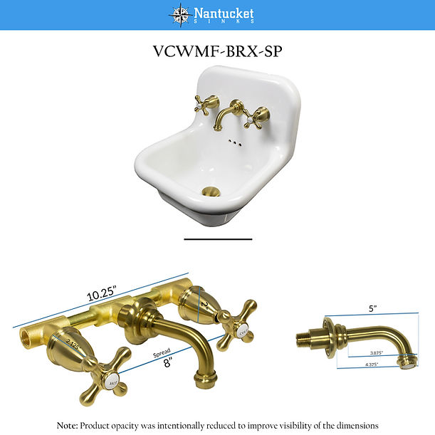 Victorian Collection Bathroom Faucet with Short Spout