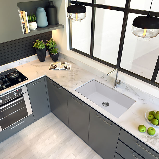Nantucket 33" Dual-mount Granite Composite Sink