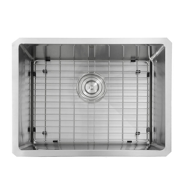 Nantucket SR2318 - Pro Series Rectangle Single Bowl Undermount Small Radius Corners Stainless Steel Kitchen Sink