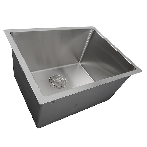 Pro Series Rectangle Single Bowl Undermount Small Radius Corners Stainless Steel Kitchen Sink  
