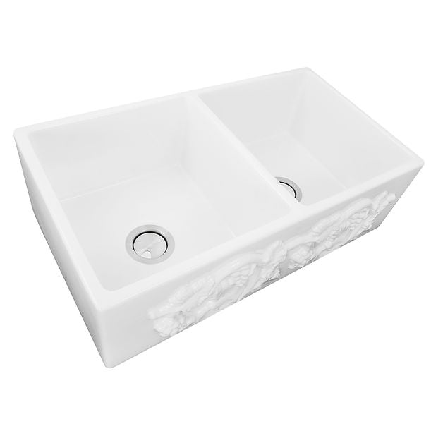 Nantucket Double Bowl Farmhouse Fireclay Sink