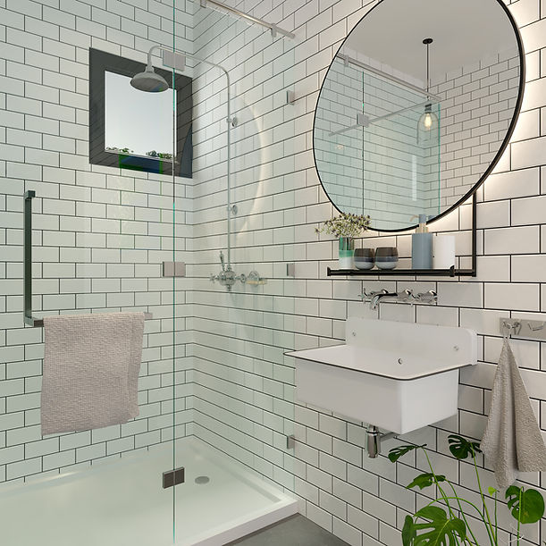 wallmount bucket sink Overflow