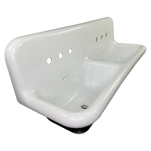 Nantucket Fireclay Utility 48in Wallmount Bathroom Sink