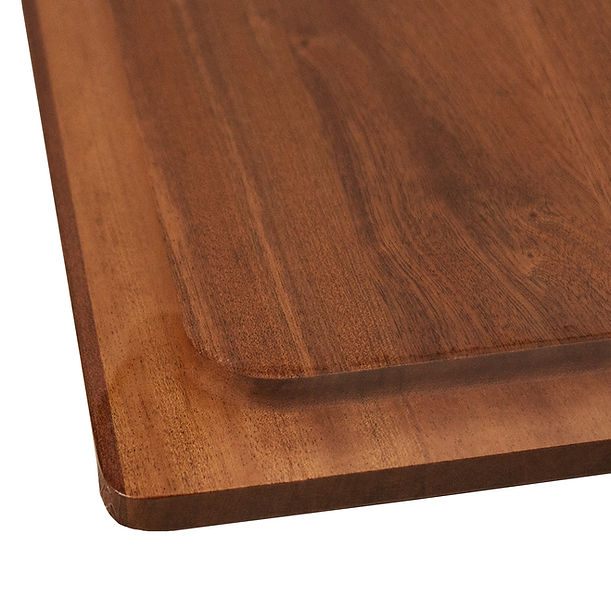 Sapele Cutting board designed to fit the counter over the STEPPE3918 Sinks