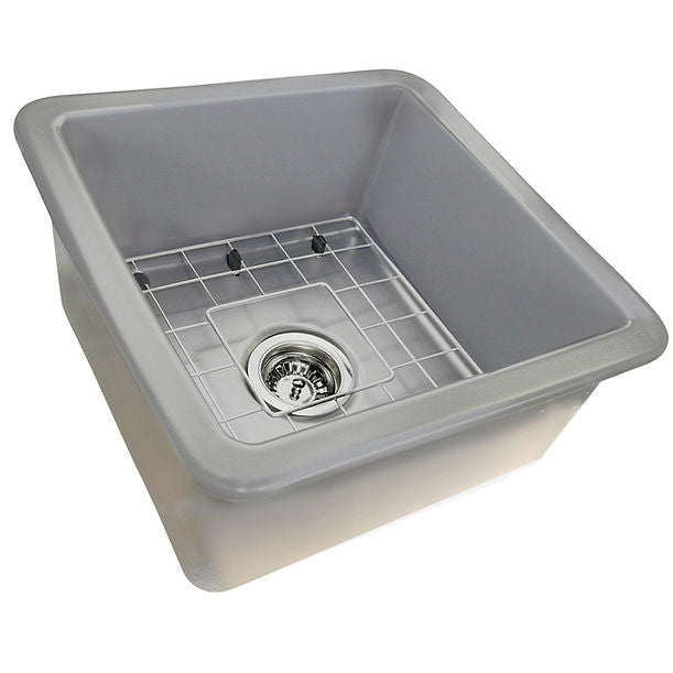 Nantucket Wellfleet-1818GR is glazed in a matte Grey