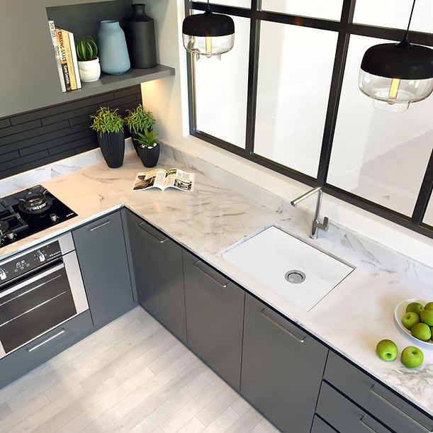 Nantucket Small Single Bowl Undermount Granite Composite