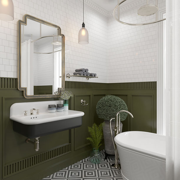 Nantucket Fireclay 30s Style Sink with integral Ledge