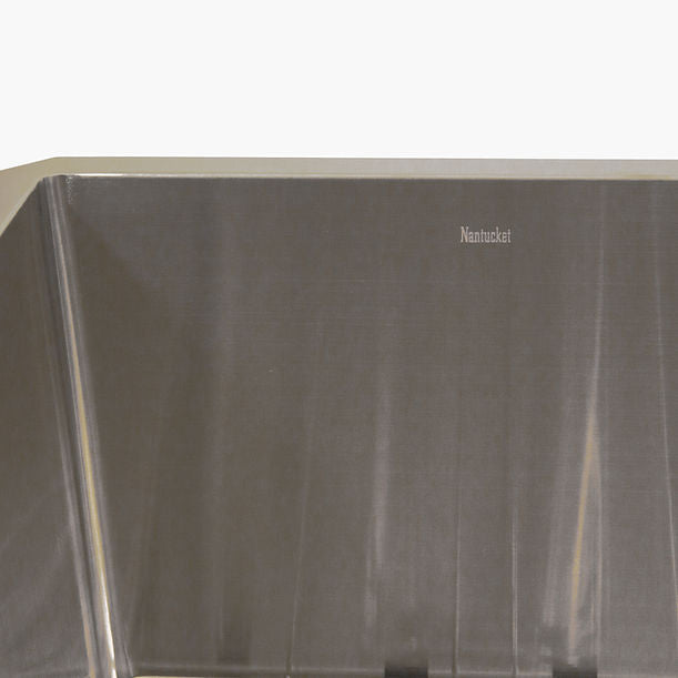 Nantucket SR3219-DE-16 - 32" Pro Series 50/50 Off Set Double Bowl Undermount Small Radius Kitchen Sink