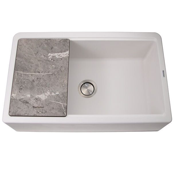 Nantucket - 33" Prep Station Reversible Granite Composite Sink