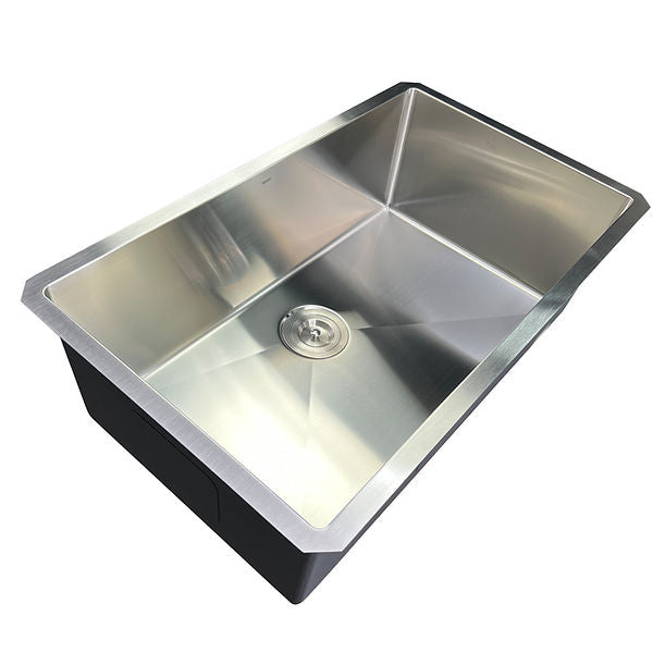 Nantucket SR3219-16 - 32" Pro Series Large Rectangle Single Bowl Undermount Small Radius Stainless Steel Kitchen Sink