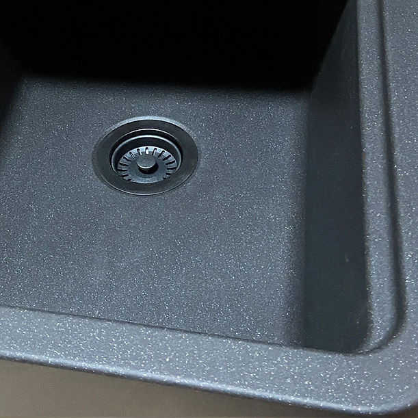 SINK DRAIN FOR GRANITE COMPOSITE SINKS WITHOUT OVERFLOW