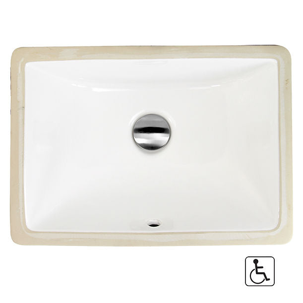Nantucket 16" X 11" Undermount Ceramic Sink