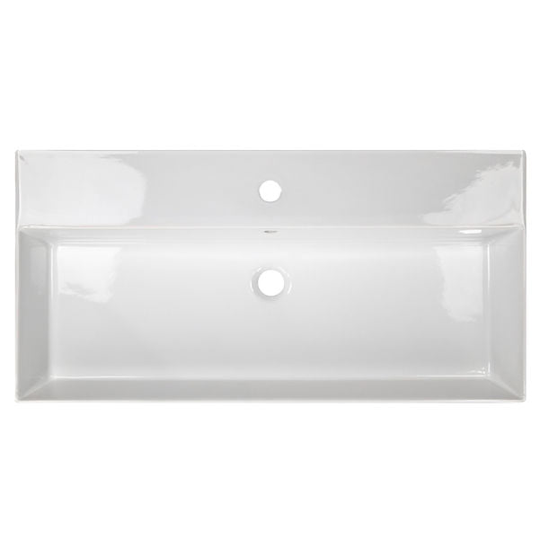 Nantucket 36" Fireclay Wallmount/Console Mount Bathroom Sink