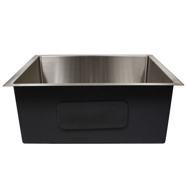 Nantucket AW2318-16 All Weather Rectangle Single Bowl Undermount Small Radius Corners Stainless Steel Kitchen Sink