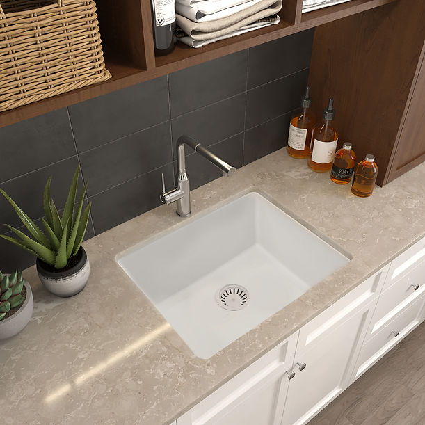 Nantucket 25"" single bowl granite composite sink