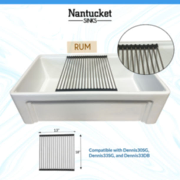 Nantucket 33" Single Bowl Workstation Fireclay Apron Sink with Cuttingboard