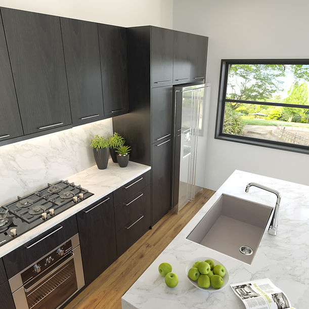 Nantucket Large Single Bowl Undermount Granite Composite