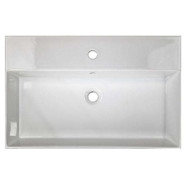 Nantucket 28" Fireclay Wallmount/Console Mount Bathroom Sink