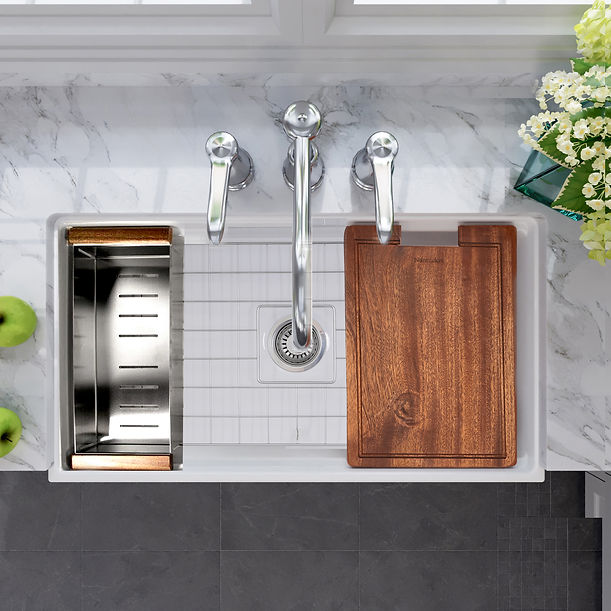 Colander Designed to Fit T-PS Series Fireclay sinks and Retro Intallation of Wellfleet models.