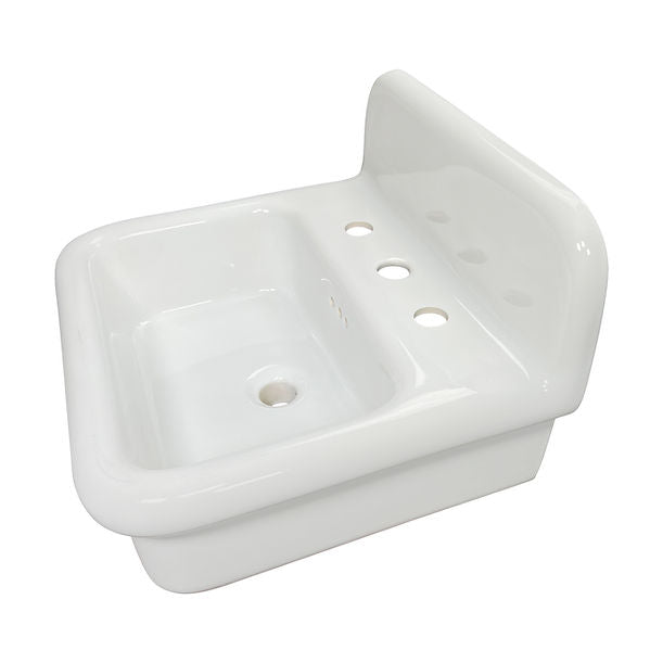 Nantucket Fireclay 30s Style Sink in All White