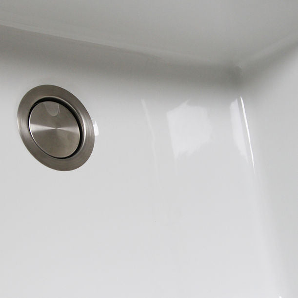 Orleans Collection Italian Fireclay 30" Fireclay Undermount / Topmount Sink