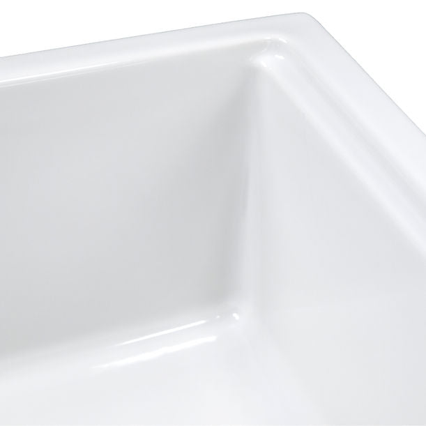 Nantucket 33" Dualount Fireclay Kitchen Sink Wellfleet-PS3320 Prep Station Kitchen Sink
