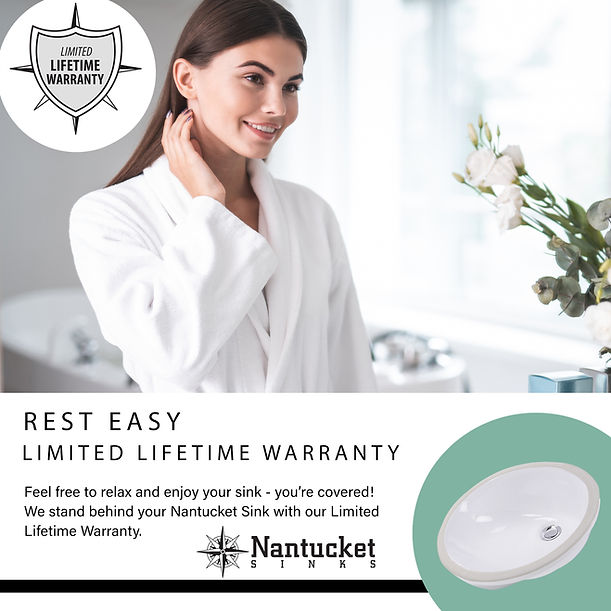 Nantucket 15" X 12" Undermount Ceramic Sink