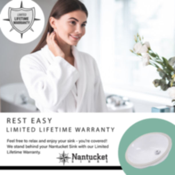 Nantucket 23" 1-hole Rectangular Drop-In Ceramic Vanity Sink DI-2320-R1