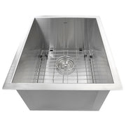 Nantucket ZR1815 - 15" Pro Series Rectangle Undermount Zero Radius Stainless Steel Bar/Prep Sink