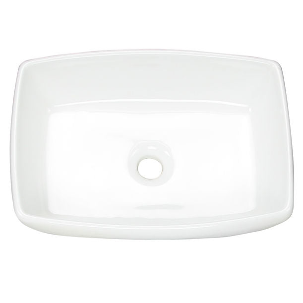 Nantucket Rectangle White Vessel Sink NSV1913