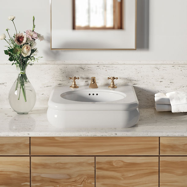 Victorian Collection Fine Fireclay 22" Wallmount Sink