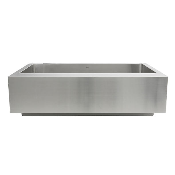 Nantucket EZApron33-9 Patented Design Pro Series Single Bowl Undermount Stainless Steel Kitchen Sink with 9" Apron Front