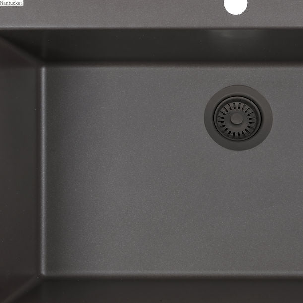 SINK DRAIN FOR GRANITE COMPOSITE SINKS WITHOUT OVERFLOW