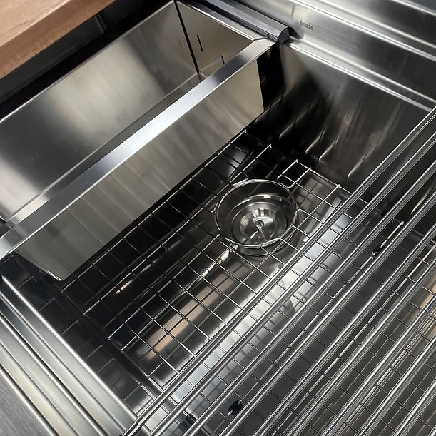Nantucket SR-PS-4220-16 - 42" Pro Series Prep Station Single Bowl Undermount Stainless Steel Kitchen Sink with Compatible Accessories
