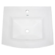 Nantucket 23" 1-hole Rectangular Drop-In Ceramic Vanity Sink DI-2320-R1
