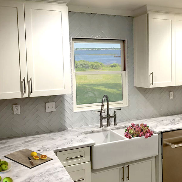 Nantucket 33" Double Bowl Farmhouse Fireclay Kitchen Sink