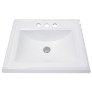 Nantucket 23" Rectangular Drop-In Ceramic Vanity Sink DI-2418-R4