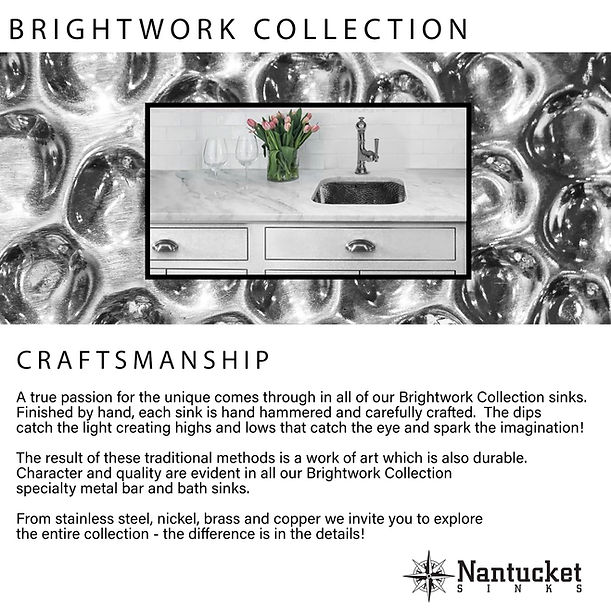Nantucket RS15-UB 15" Hand Hammered Round Sink