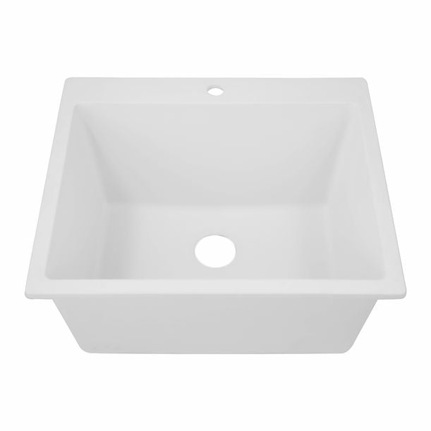 Nantucket 25"" single bowl granite composite sink